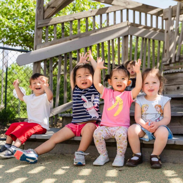 A group of happy kids.