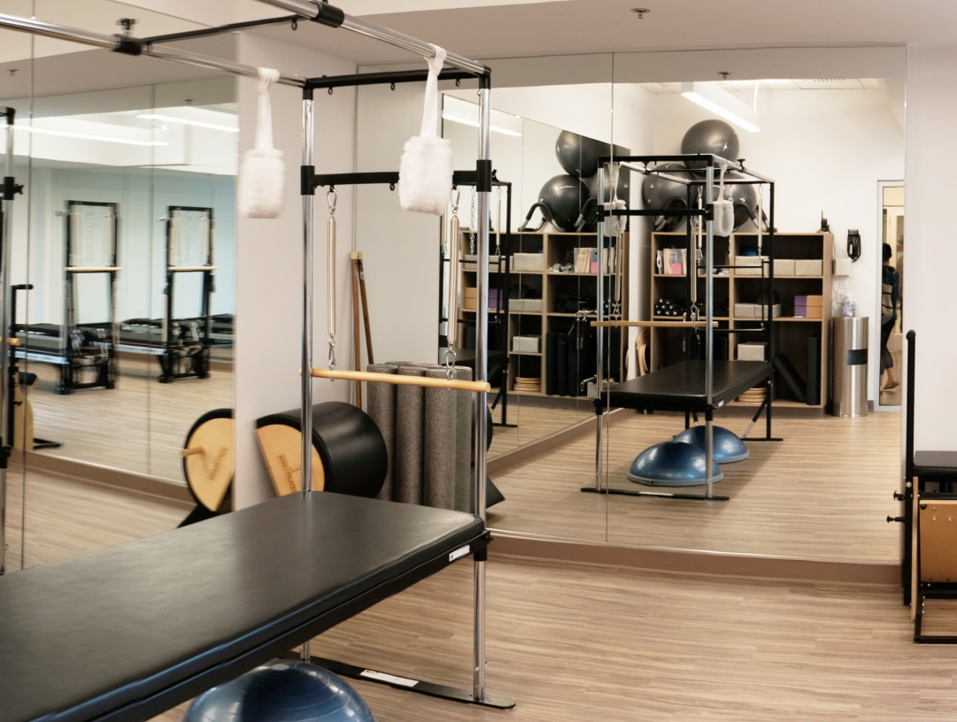 Pilates studio at JCC Greater Boston.