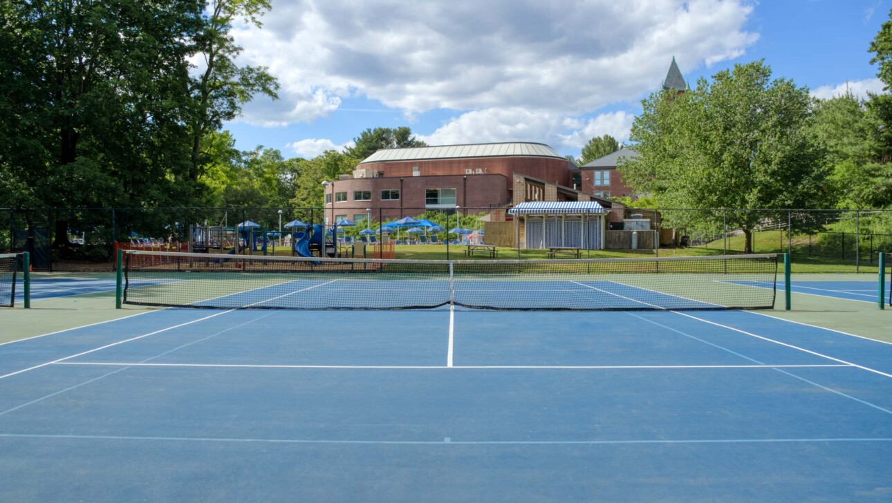 Tennis court at JCC Greater Boston.