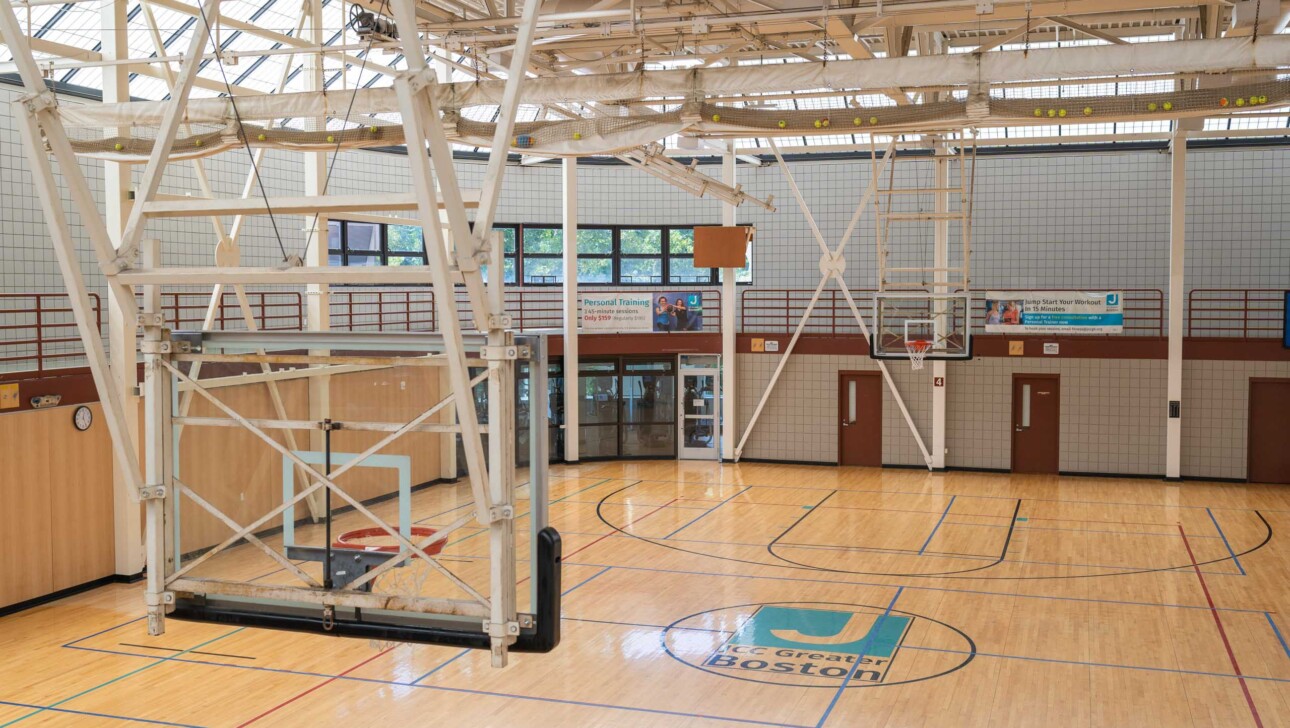 Basketball court.