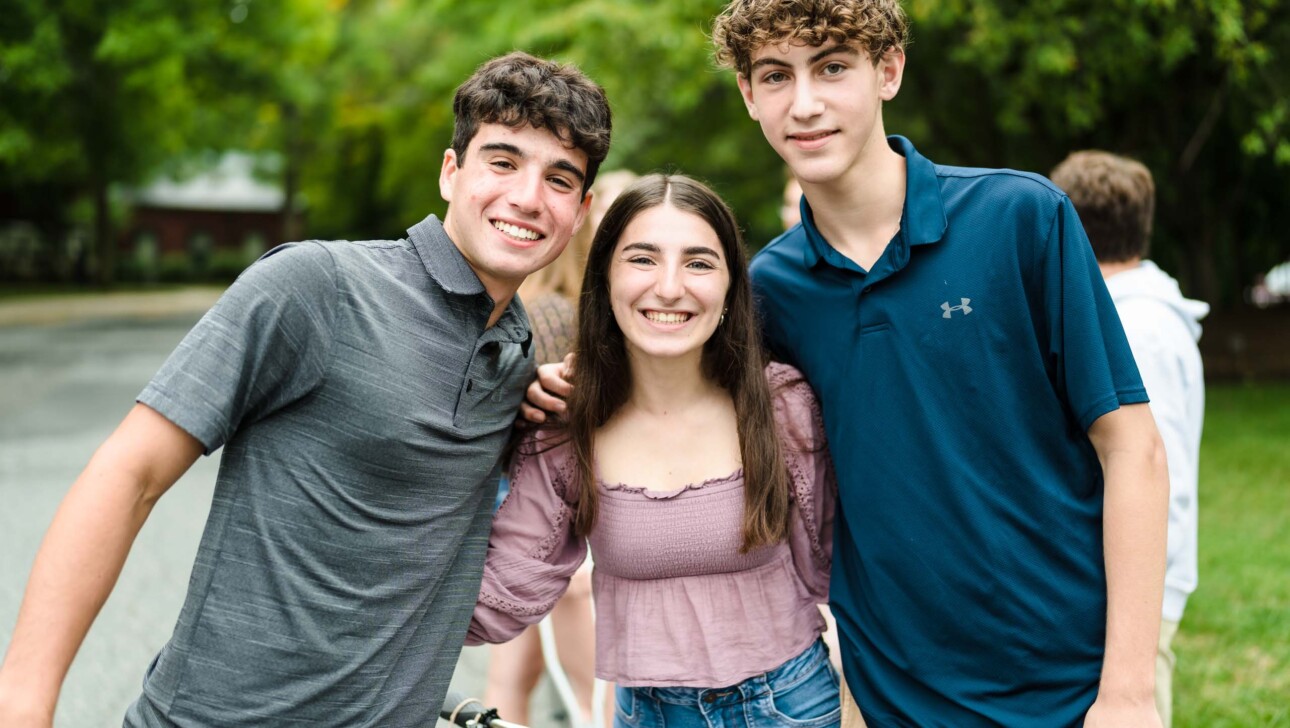 Three teenagers.