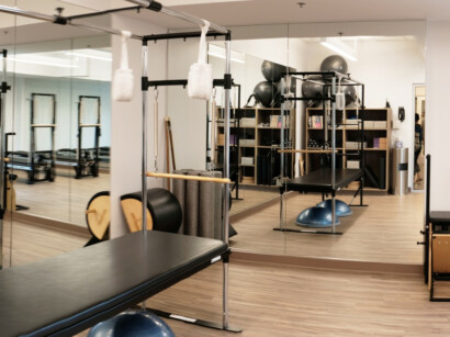 Pilates studio at JCC Greater Boston.