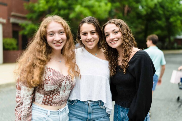 Girls at the Diller graduation 2022.