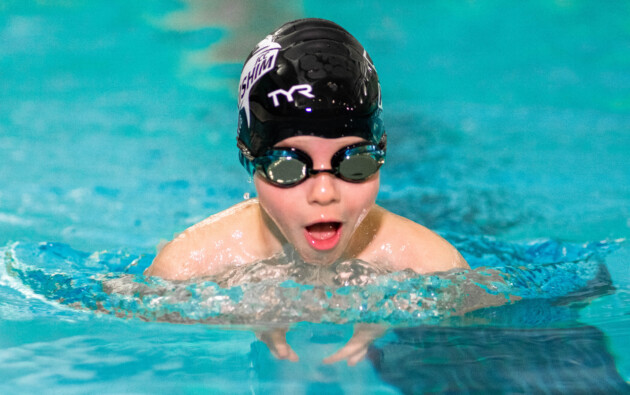 swimmer in the pool.