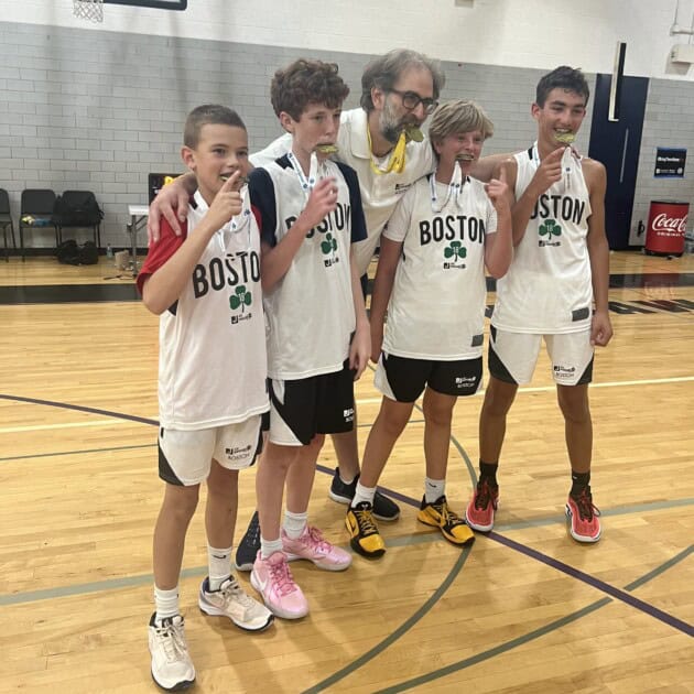 JCC Maccabi Games boys basketball team