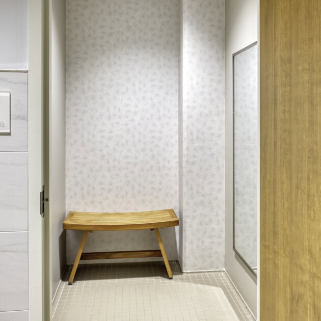 Private changing room at JCC Greater Boston.