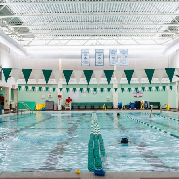 JCC Greater Boston's indoor pool.