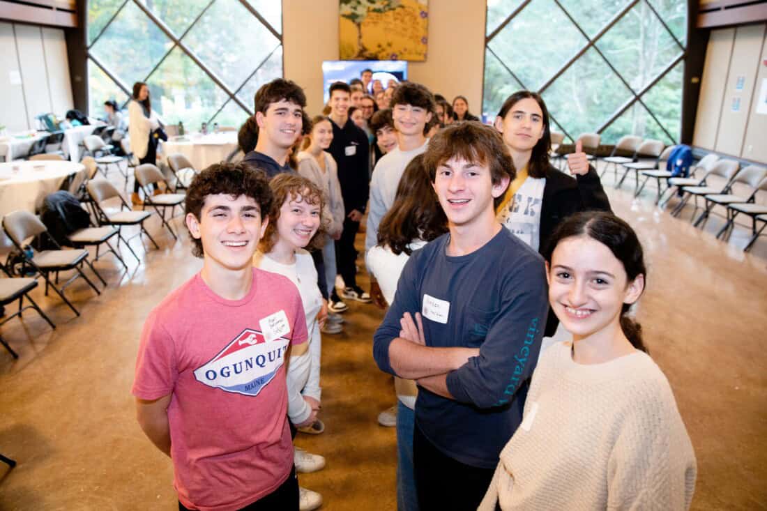 Peer Leadership Fellows in a group shot.