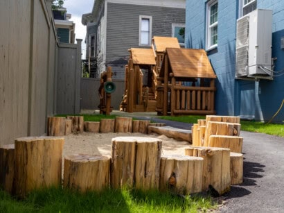 Photo of Cambridge Discovery Club's playground.