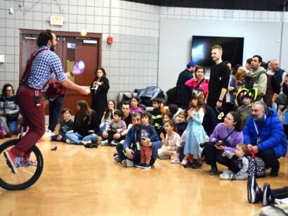 Photo of a performance in the theater.